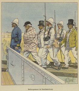 Rainilaiarivony hajótörése alkotó: after Louis Charles Bombled