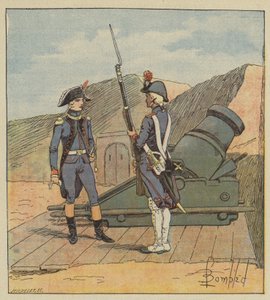 1787-ben Napóleon csatlakozott a La Fere ezredhez