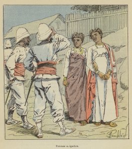 madagaszkári nők alkotó: after Louis Charles Bombled
