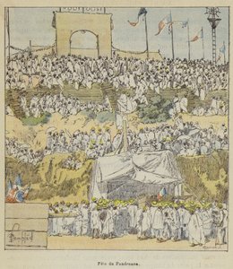 Fete du Fandroana alkotó: after Louis Charles Bombled