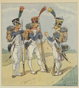 Vonalgyalogság, Fusilier, Gránátos, Voltigeur