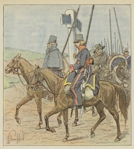 Rendes doni kozákok alkotó: after Louis Charles Bombled