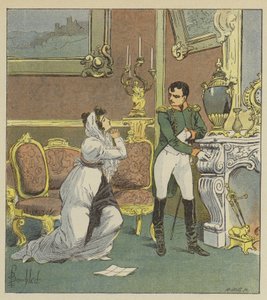 Napóleon és Mrs. Hatzfeld alkotó: after Louis Charles Bombled