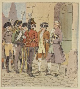 Ezrek voltunk minden fegyverből, minden egyenruhából, minden rangból alkotó: after Louis Charles Bombled