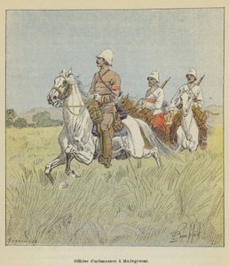 Dordinációs tiszt Madagaszkáron alkotó: after Louis Charles Bombled