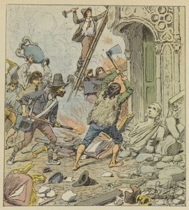 Róma kifosztása alkotó: after Louis Charles Bombled