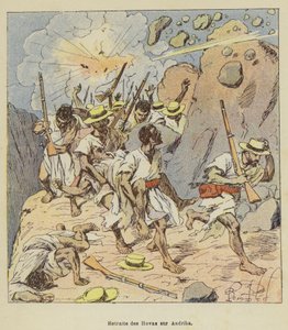 Hovák visszavonulása az Andribán alkotó: after Louis Charles Bombled