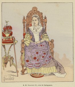 SM Ranavalo III, Madagaszkár királynője alkotó: after Louis Charles Bombled