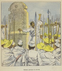 Varázslók lázadást hirdetnek alkotó: after Louis Charles Bombled