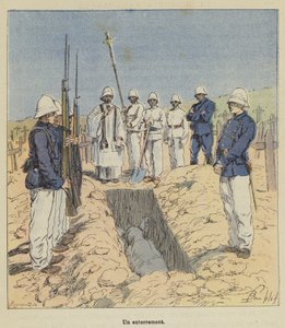 Egy temetés alkotó: after Louis Charles Bombled