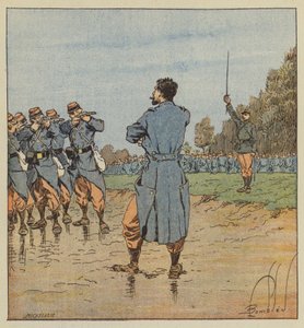 Kivégzés a 17. hadtestben alkotó: after Louis Charles Bombled