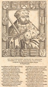 Nagyképű John Frederic, választói köntösben alkotó: after Lucas Cranach the Younger