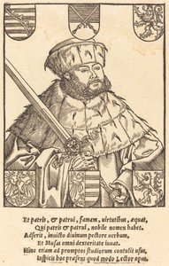 Nagyképű John Frederic, választói köntösben [jobbra] alkotó: after Lucas Cranach the Younger