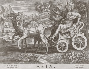 Ázsia a négy kontinensről, pub. C 1588-89