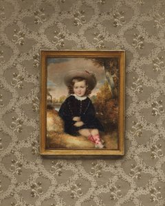 Johann, Liechtenstein hercegének portréja gyermekként, 1844