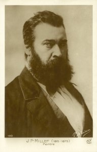 Jean-Francois Millet francia festő alkotó: after Nadar