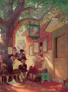 Illusztráció Rip Van Winkle számára