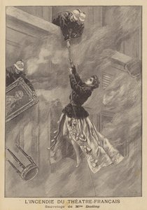 Tűz a Theatre-Francais-ban, Párizs alkotó: after Oswaldo Tofani