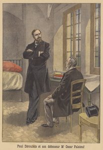 Paul Deroulede és védőügyvédje, Oscar Falateuf alkotó: after Oswaldo Tofani