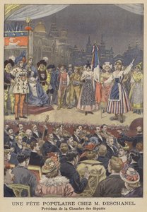 A népszerű gála házigazdája Paul Deschanel, a francia képviselőház elnöke