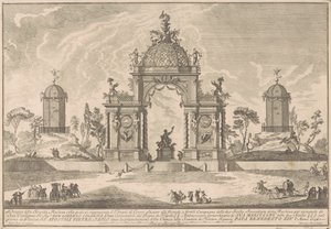 A Seconda Macchina Kína számára 1756: Ceres temploma alkotó: after Paolo Posi Giuseppe Pozzi