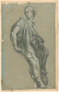 A phrygian Sybil Raphael freskójáról a St. Maria della Pace-ben alkotó: after Raphael