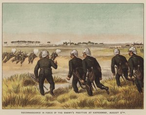 Felderítés az ellenség állásáról Kafr Dawarnál, augusztus 5