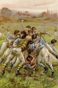 Scrimmage (chromolitho)
