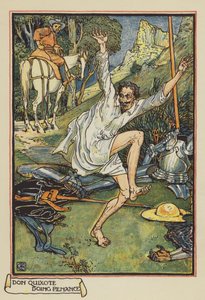 Don Quijote bűnbánatot tart