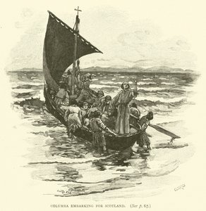 Columba Skóciába indul