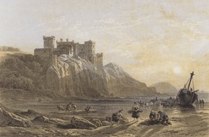 Culzean kastély (chromolitho)