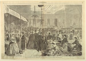 Nagy Vásár Adva a City Assembly Roomsban, New York, 1861. december, Aid of City Poor, Harper