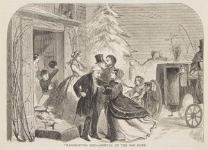Hálaadás napja – Megérkezés a régi otthonba alkotó: Winslow Homer