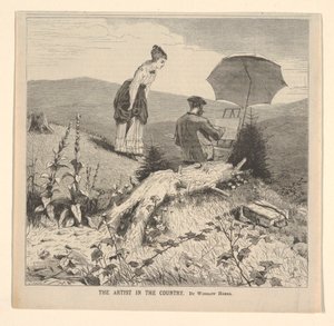 The Artist in the Country, Appletons Journal of Literature, Science and Art, 1869. június 19., borító alkotó: Winslow Homer