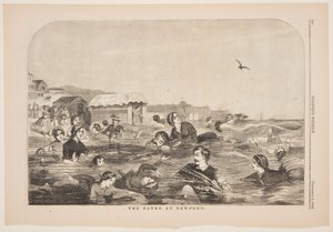 A fürdő Newportban alkotó: Winslow Homer