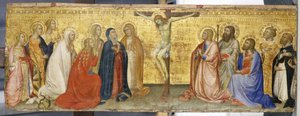 Krisztus a kereszten Mária Magdolnával és más szentekkel, 1360 körül (tempera nyárfán) alkotó: also Manfredi de Battilori Bartolo di Fredi