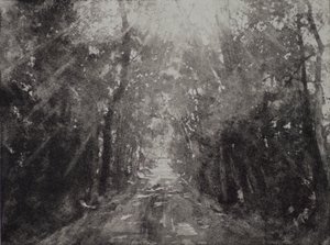 Halleluja II, 2017, rézkarc és akvatinta papíron