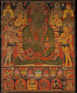 Buddha Amoghasiddhi és nyolc bódhiszattva alkotó: anonymous 