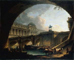 Francia: Caprice architectural : un palais inspiré du Louvre et le Pont-Neuf s