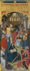 A Thuison-les-Abbeville-i Saint-Honoré kartaház főoltárának paneljei: Pünkösd alkotó: anonymous 