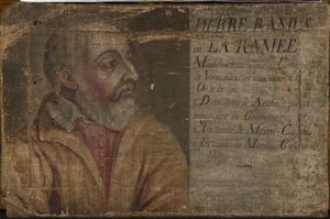 Petrus Ramus matematikus portréja alkotó: anonymous 