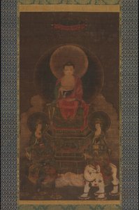 Shaka (Shakyamuni) triász alkotó: anonymous 