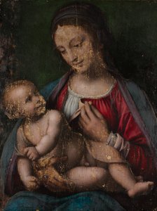 Szűz és Gyermek alkotó: attributed to Bernardino Luini