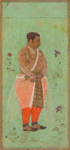 Suraj Singh Rathor, Marwar Raja és Shah Jahan anyai nagybátyja portréja: Oldal a Prince Khurram albumból alkotó: attributed to Bishandas