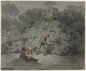 Gallygyűjtő (rekto) alkotó: attributed to Francisque Millet