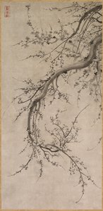 Prunus alkotó: attributed to Kano Einō