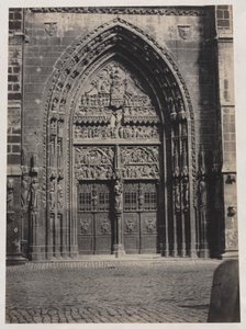 Bejárat, St. Lorenz katedrális, Nürnberg alkotó: attributed to Schrag