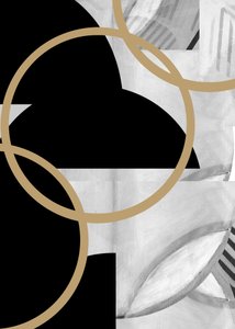 Absztrakt arany körök alkotó: cartissi