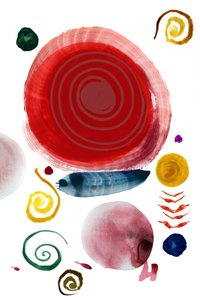 Színes absztrakt formák alkotó: cartissi