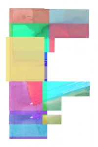 Színes absztrakt geometria alkotó: cartissi